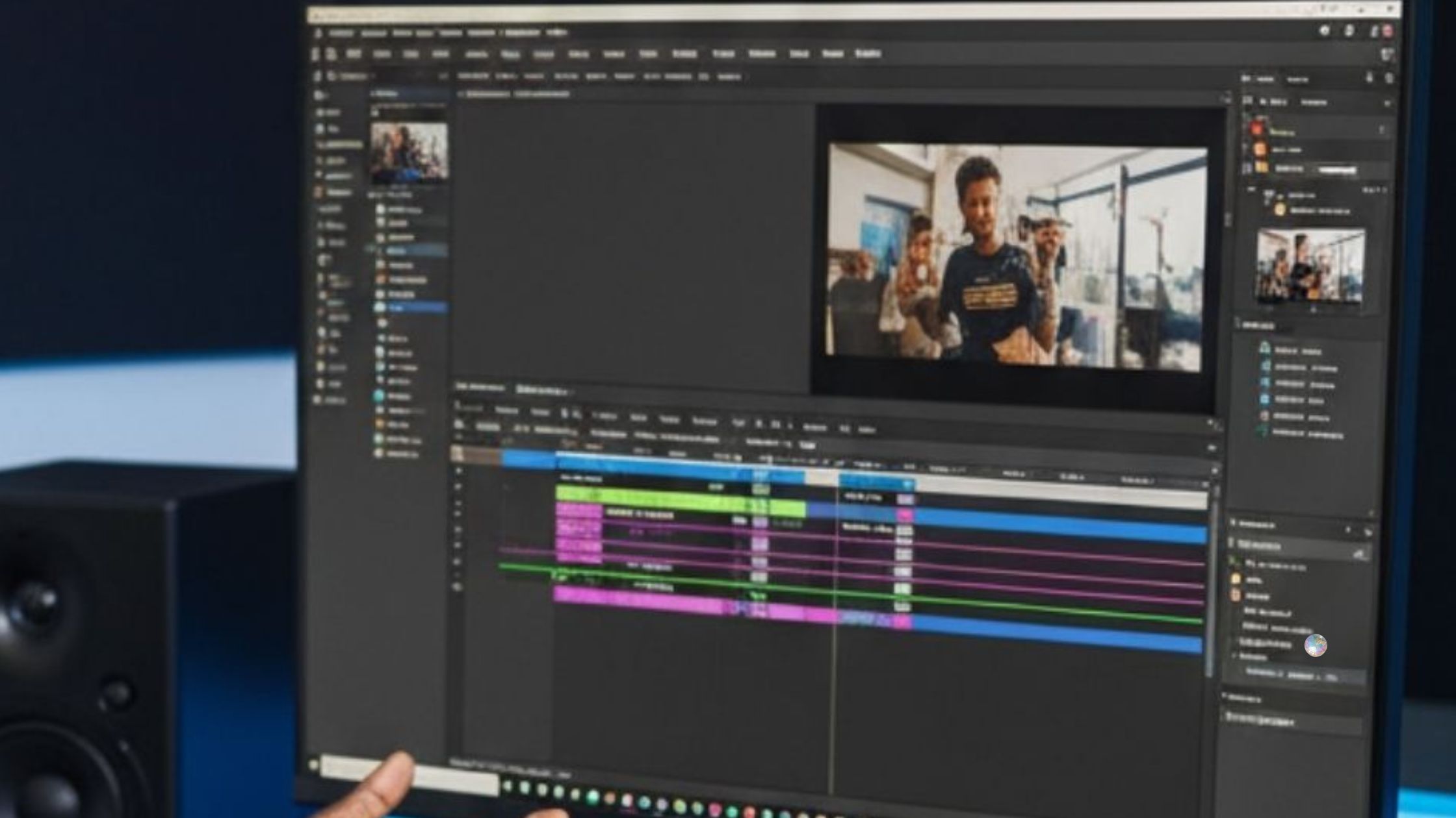 editing session
